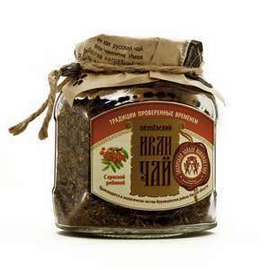 Северный чай с плодами рябины красной Окунёвский стеклянная банка 110 гр